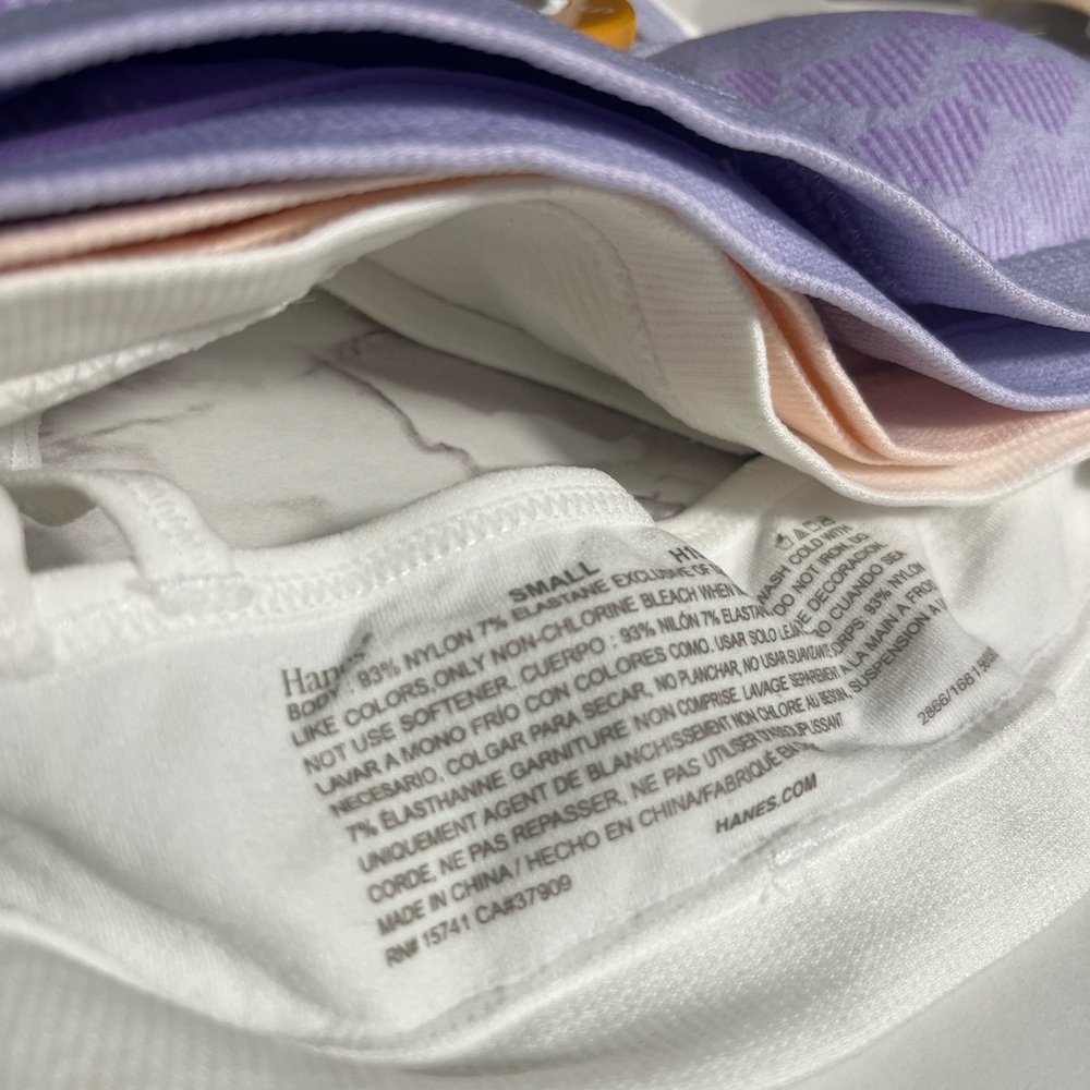 Hanes 3 Pack T-Back Bra, Sz S NWT - Picture 6 of 7